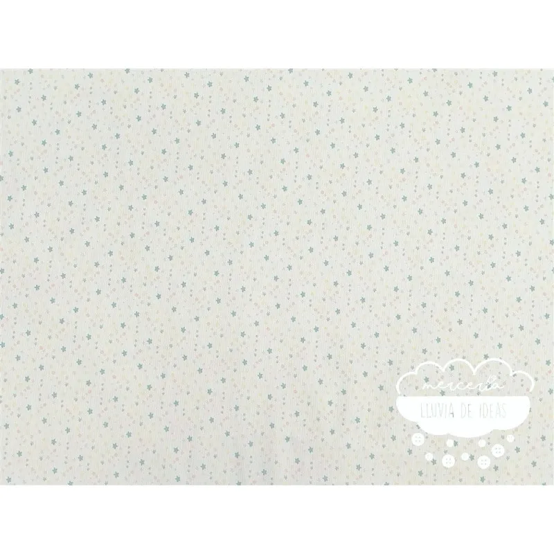 Piqué canutillo Arco iris y estrellas