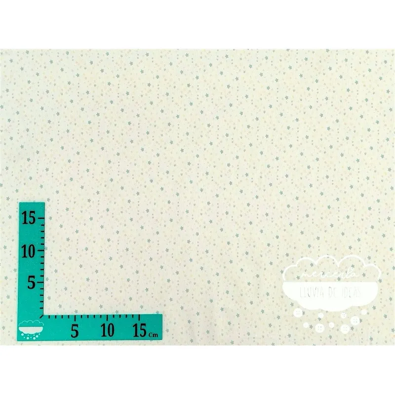 Piqué canutillo Arco iris y estrellas