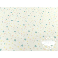 Piqué canutillo Arco iris y estrellas