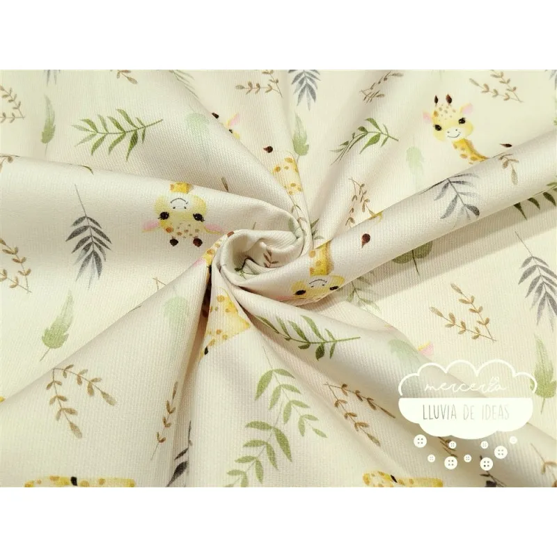 Piqué canutillo Jirafas