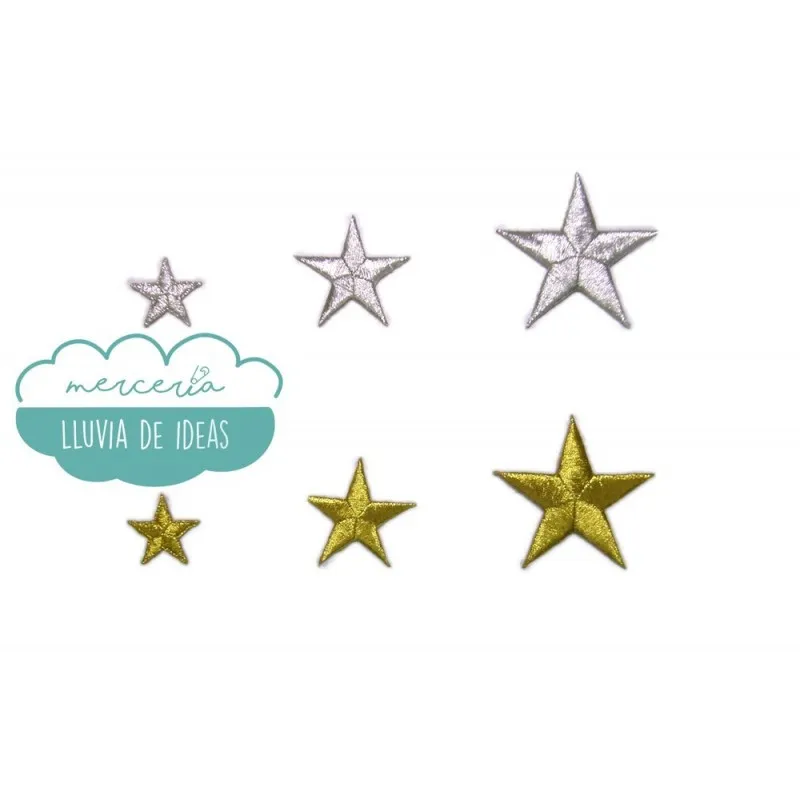 Parche Estrellas bordado termoadhesivo