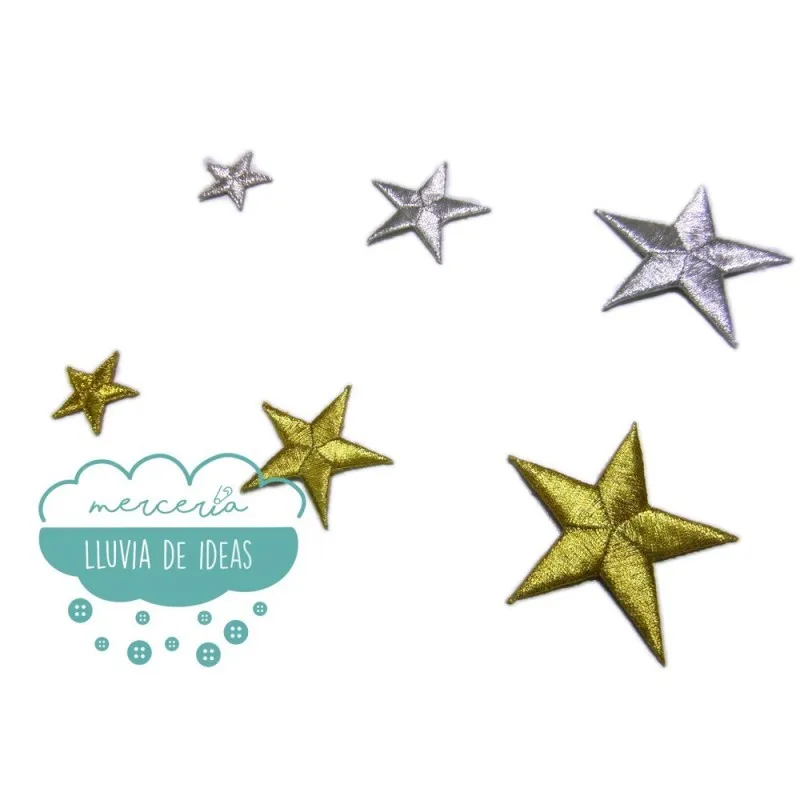 Parche Estrellas bordado termoadhesivo