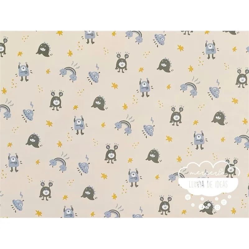 Tela impermeable Raincoat Monstruos