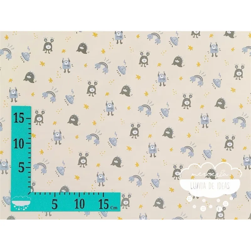 Tela impermeable Raincoat Monstruos