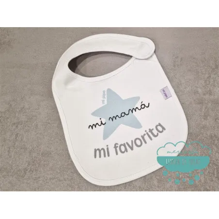 Babero Mamá Mi mamá mi favorita