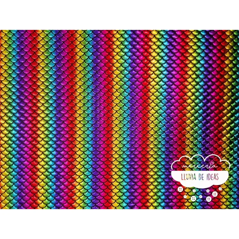 Punto lycra Sirena Multicolor