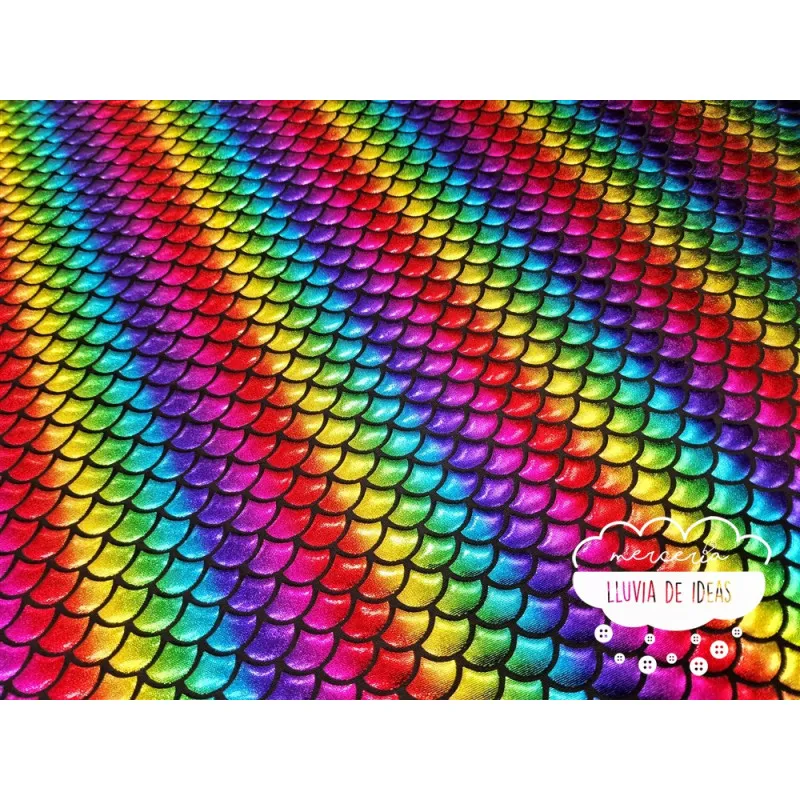 Punto lycra Sirena Multicolor