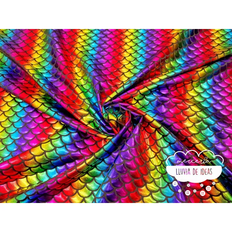 Punto lycra Sirena Multicolor