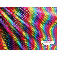 Punto lycra Sirena Multicolor