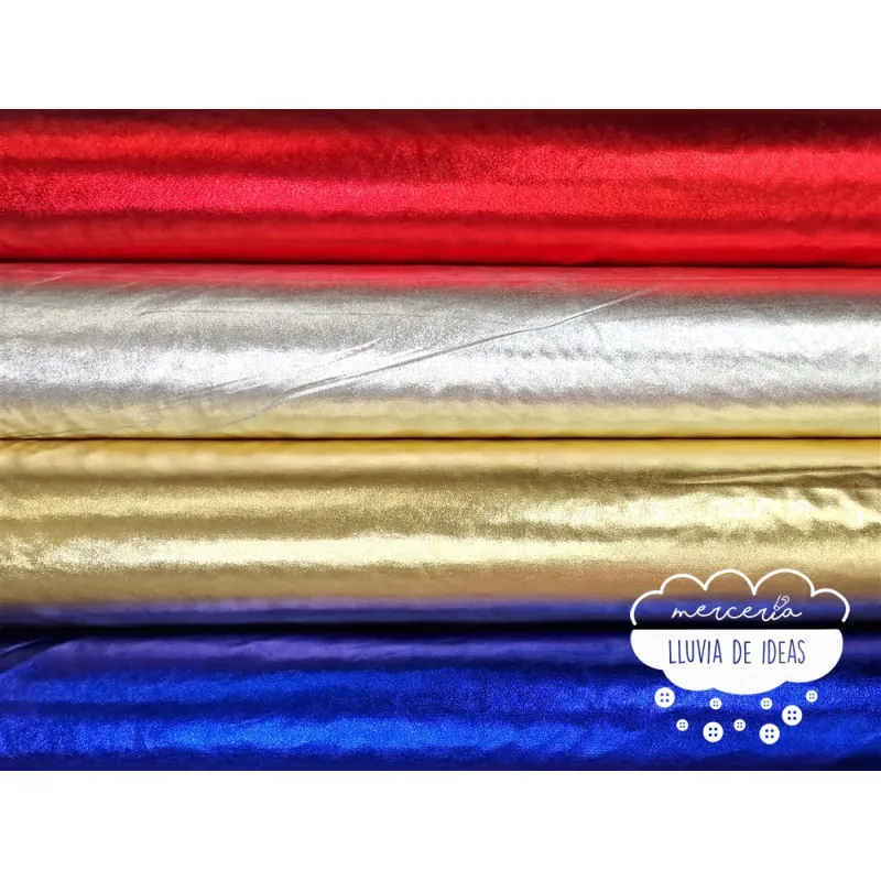 Punto lycra metalizado