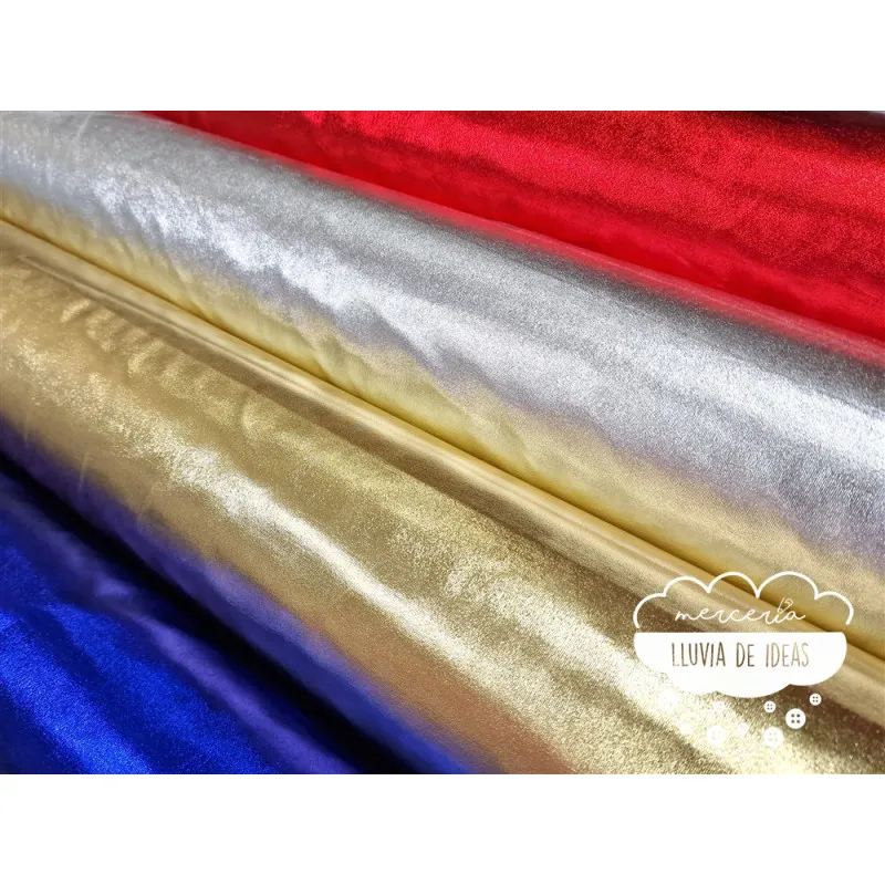 Punto lycra metalizado