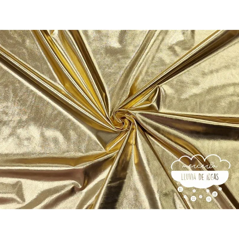 Punto lycra metalizado