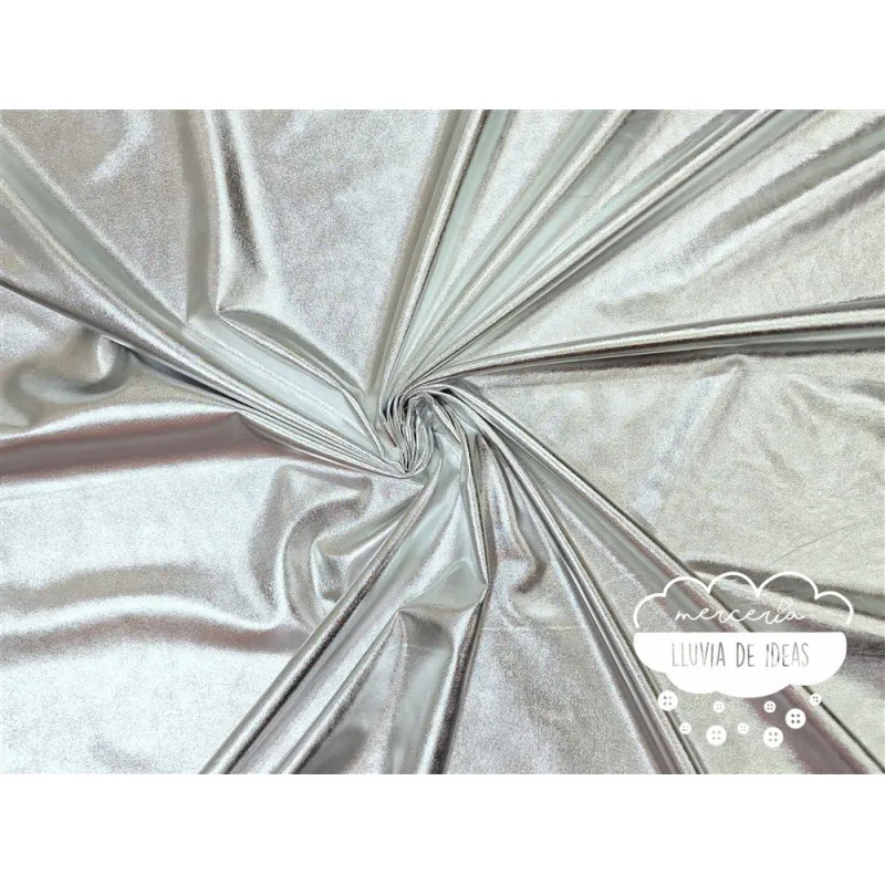 Punto lycra metalizado