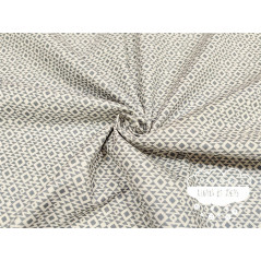 Algodón estampado Geometric gris