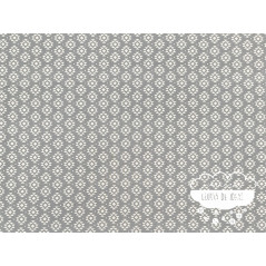 Algodón estampado Geometric gris