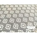 Algodón estampado Geometric gris