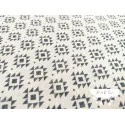 Algodón estampado Geometric gris