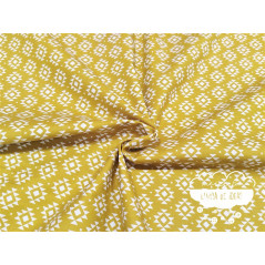 Algodón estampado Geometric pistacho