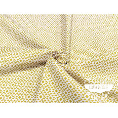 Algodón estampado Geometric pistacho