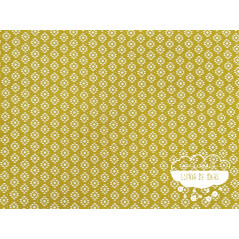 Algodón estampado Geometric pistacho