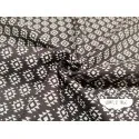 Algodón estampado Geometric negro