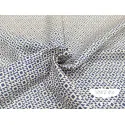 Algodón estampado Geometric marino