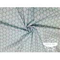 Algodón estampado Geometric Verde agua (9)