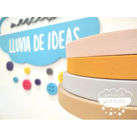 Elástico suave ancho 25 mm.