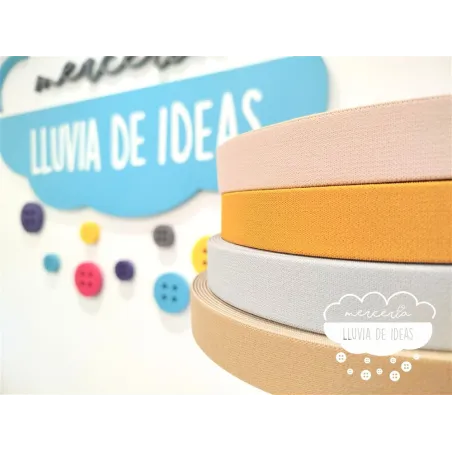 Elástico suave ancho 25 mm.