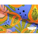 Loneta estampada Papayas