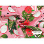 Loneta estampada Fruta Dragón Rosa Loneta estampada Fruta Dragón Rosa