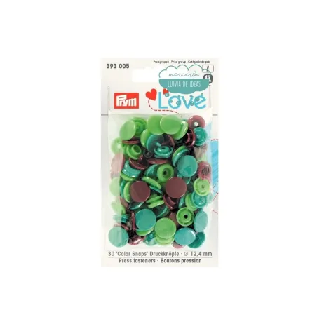 Botones de presión o snaps 393005 Prym Love