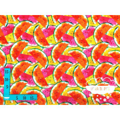 Half Panamá estampado Sandías