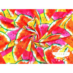 Half Panamá estampado Sandías