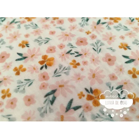 Muselina infantil Flores