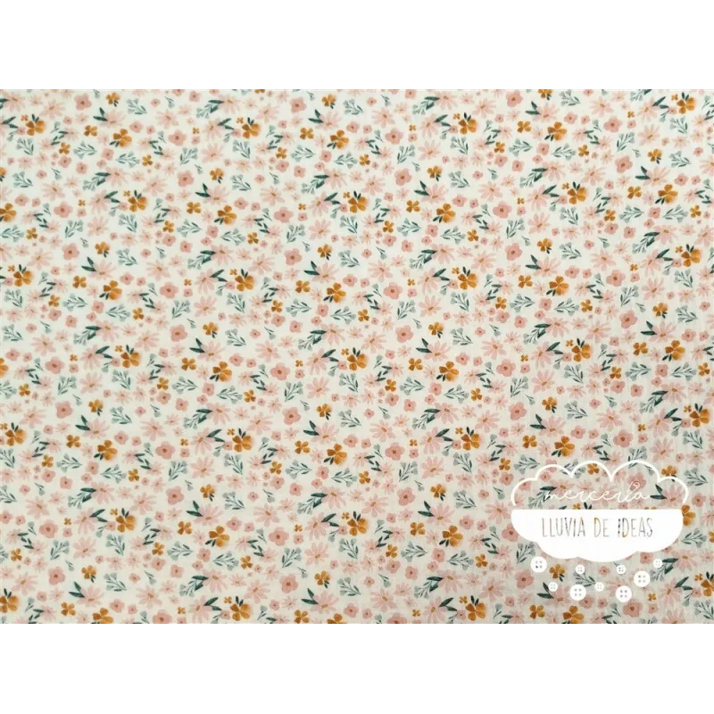 Muselina infantil Flores