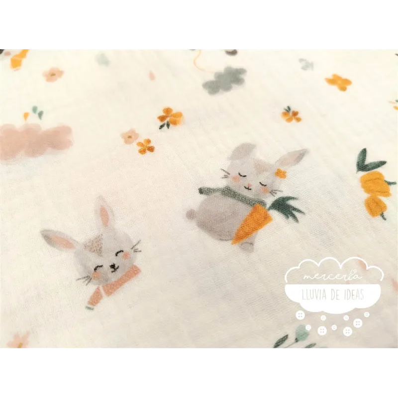 Muselina infantil Jardín