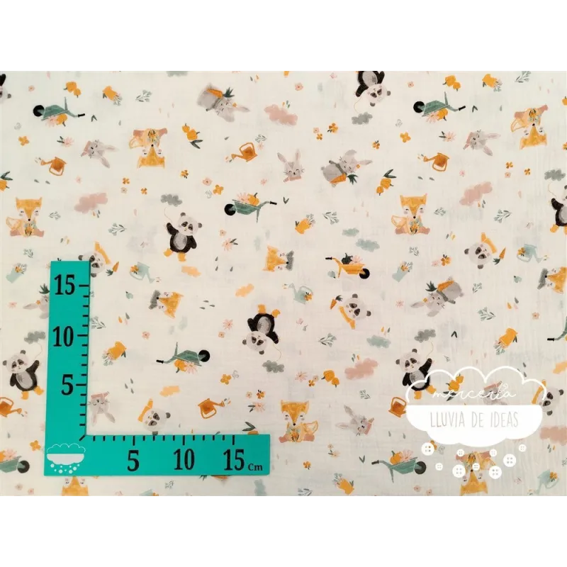 Muselina infantil Jardín