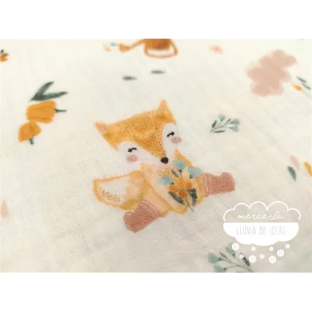 Muselina infantil Jardín