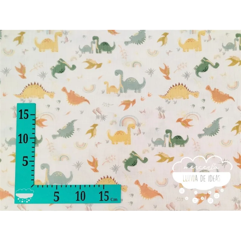 Muselina infantil Dinosaurios