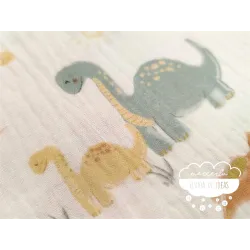 Muselina infantil Dinosaurios