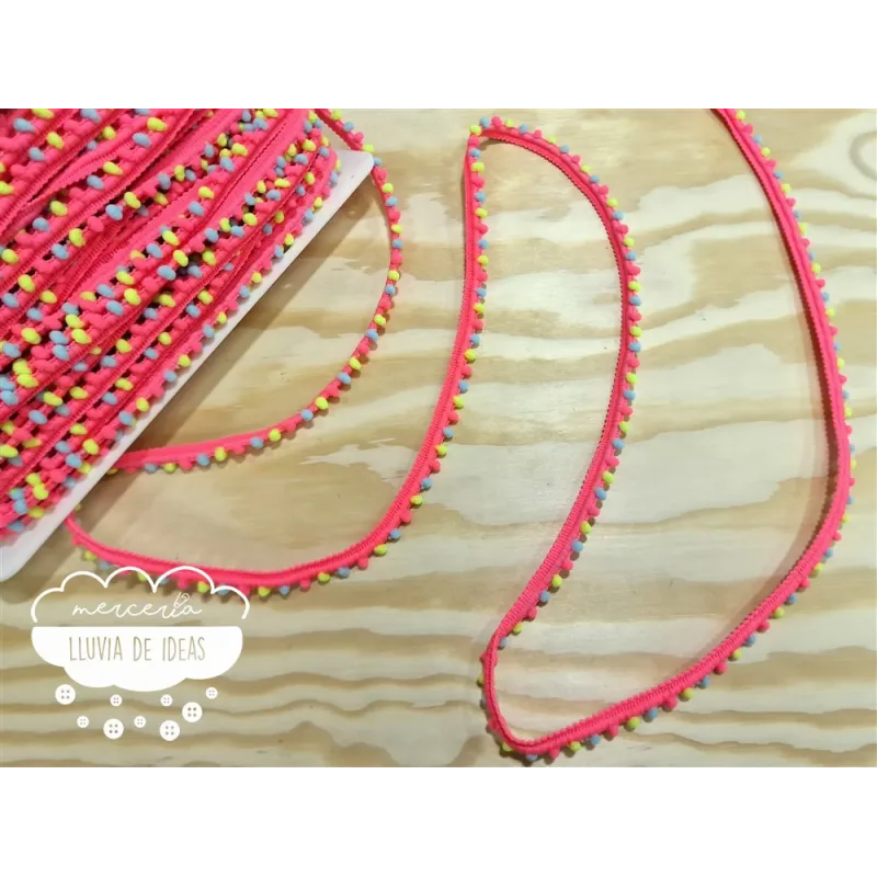 Fleco de madroño mini flúor