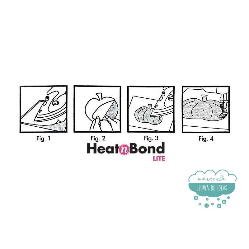 Entretela termoadhesiva 2 caras HeatnBond