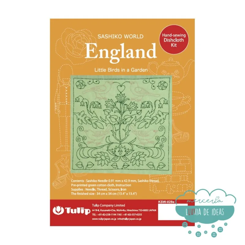 Set Sashiko Tulip England Jardín