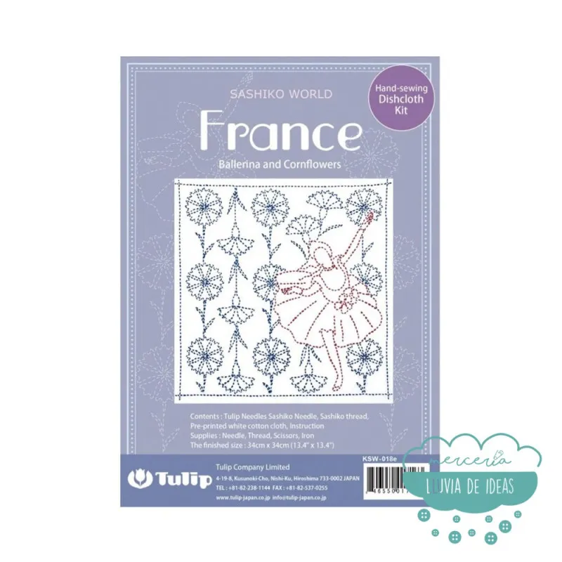 Set Sashiko Tulip France Bailarina