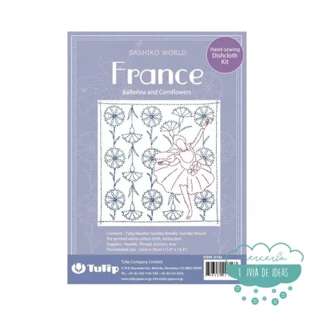 Set Sashiko Tulip France Bailarina
