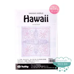 Set Sashiko Tulip Hawaii Hibisco