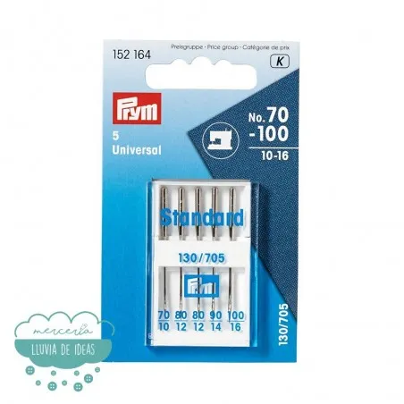 Agujas máquina de coser 130/705 nº70-100 - Prym