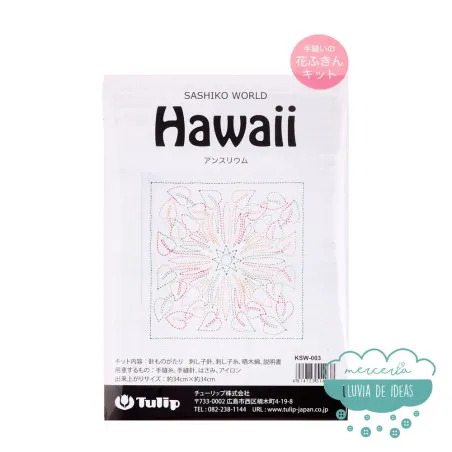 Set Sashiko Tulip Hawaii Anturio