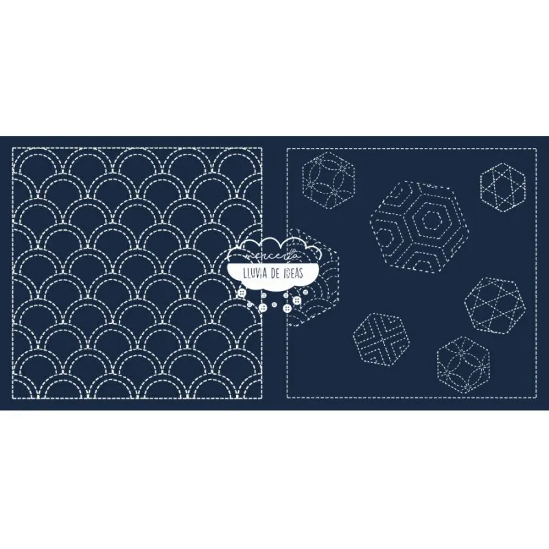 Tela Sashiko Seigaiha